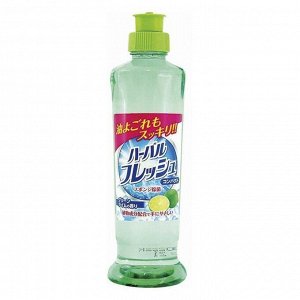 040740 "Mitsuei" Концентрированное средство для мытья посуды, овощей и фруктов с ароматом лайма 250мл 1/36