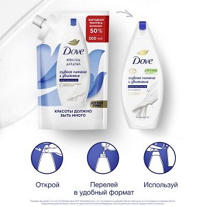 NEW ! Dove ГЛУБОКОЕ ПИТАНИЕ И УВЛАЖНЕНИЕ крем-гель для душа ДЛЯ ВСЕЙ СЕМЬИ 500 мл