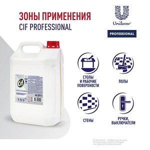 NEW ! Cif Professional дезинфицирующее моющее средство концентрированное 5 л