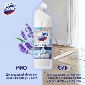 NEW ! Domestos гель-концентрат для пола, Горная свежесть 1 л