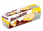 Печенье Biscolata Pia KEK с лимонной начинкой пок.белым шоколадом 100гр.