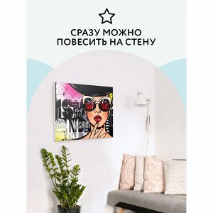 Картина по номерам на холсте ТРИ СОВЫ ""Wow. Fashion"", 30*40, с акриловыми красками и кистями