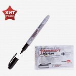 Маркер перманентный Crown Multi Marker Super Slim, 1.0 мм, пулевидный, чёрный