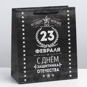 Пакет ламинированный вертикальный «Защитнику», ML 23 × 27 × 11,5 см