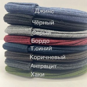 Шапка мужская на флисе (большой размер) (зима)
