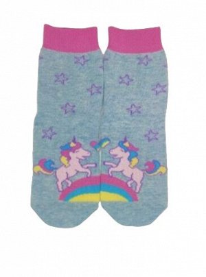 Nature Socks арт.678д, носки детские меланж, зеркальный единорог