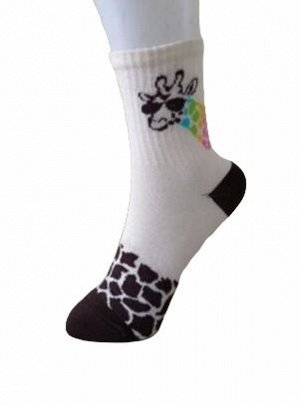 Nature Socks 670д. Носки детский, с рисунком жирафа.