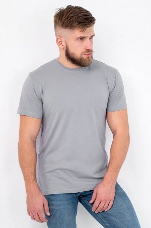 Мужская футболка из хлопка с лайкрой