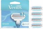 Gillette Venus Smooth, сменные кассеты, 4шт