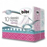 BIBI® Женские прокладки для критических дней Classic Normal Dry, 10шт