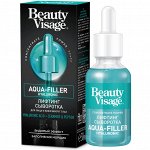 Cыворотка Лифтинг Aqua-filler hyaluronic для лица и кожи вокруг глаз серии Beauty Visage, 30мл