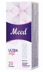 Meed®️ Гигиенические ежедневные ультратонкие прокладки ULTRA SOFT, 20 шт