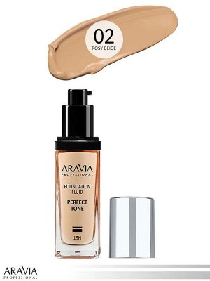 ARAVIA Professional Тональный крем для увлажнения и естественного сияния кожи PERFECT TONE, 02, foundation perfect, 30 мл