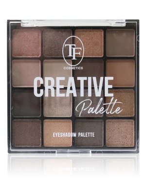 Палетка теней TF (Триумф) Creative Palette тон 03 бежево-розовый 16 цветов
