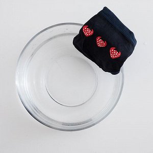 Трусики. Белые в темно-синюю полоску цвет