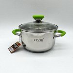 Кастрюля из нержавеющей стали с крышкой FESSLE диаметр 18 см (2.5л)