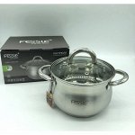 Кастрюля из нержавеющей стали с крышкой FESSLE диаметр 20 см (3,9 л)
