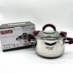 Кастрюля из нержавеющей стали с крышкой FESSLE диаметр 18 см (2,7 л)