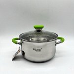 Кастрюля из нержавеющей стали с крышкой FESSLE диаметр 20 см (3.4л)