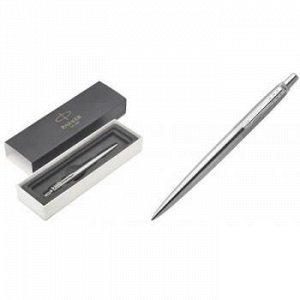 Ручка гелевая "Jotter Core" K694 (RF2020646) Stainless Steel CT M черные чернила, подарочная коробка (1854878) PARKER {Франция}