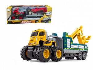 Motorro. Машинка металлическая инерционная "Big Foot" 1:43 2 вида арт.HL23116