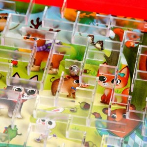 Настольная игра для детей на логику «Лесной лабиринт», головоломка, 1 игрок, 3+