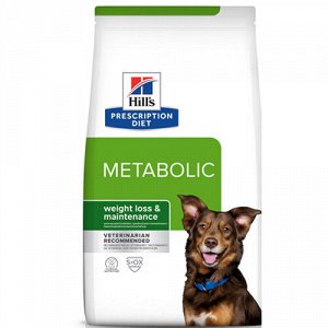 Hill's PD Canine Metabolic L&R д/соб Коррекция веса Ягненок/Рис 1,5кг (1/6)