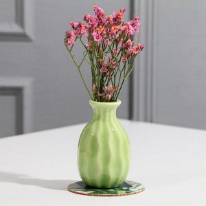 Ваза для цветов декоративная «Счастье» с подставкой, 8 * 7 * 6 см.