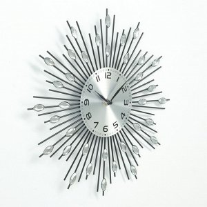 Часы настенные, серия: Ажур, "Лучики", d=33 см