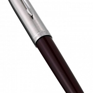 Ручка шариковая Parker 51 Core Black CT, в подарочной упаковке, стержень черный, корпус бордовый