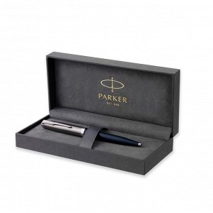 Ручка шариковая Parker 51 Core Midnight Blue CT, в подарочной упаковке, стержень черный, корпус темно-синий