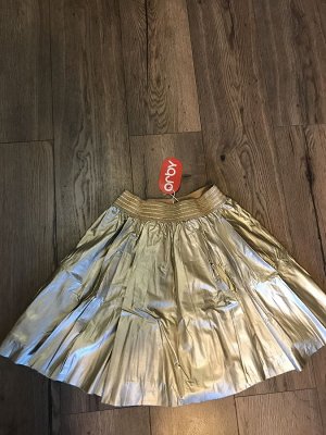Нарядная юбка для девочки, золотого цвета. 