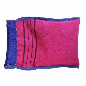 Shower Towel Мочалка-варежка для душа на резинке Body Glove Towel, розовый