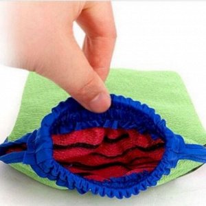 Shower Towel Мочалка-варежка для душа на резинке Body Glove Towel, розовый
