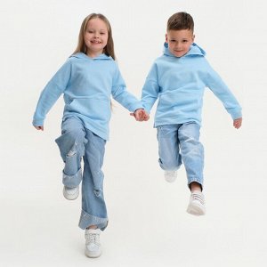 Худи детское KAFTAN Basic line 30 (98-104 см), голубое