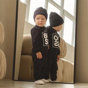 Комплект детский (джемпер, брюки, шапочка) Крошка Я "Little Boss".