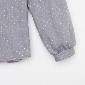 Рубашка детская MINAKU: Cotton collection цвет серый, рост 122