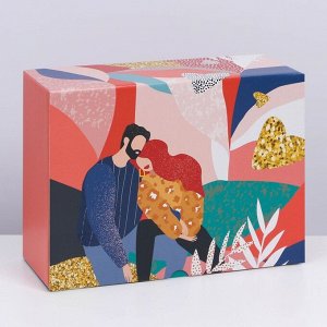 Коробка сборная «Love», 26 x 19 x 10 см