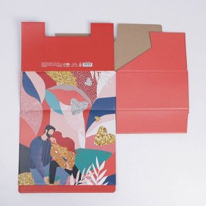 Коробка сборная «Love», 30 x 23 x 12 см