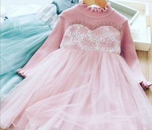 Платье праздничное для девочки розового цвета/платье для девочки на фотосессию