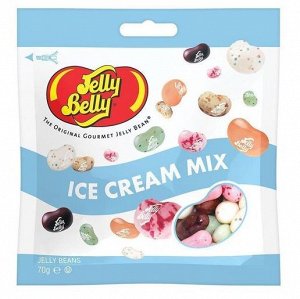 Бобы жевательные "Jelly Belly" ассорти мороженое 70 г