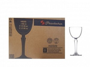 "PSB" HUDSON" Набор бокалов для вина 6шт 165мл 1111851 в карт.коробке