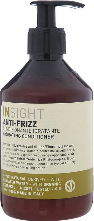 INSIGHT Anti-frizz Разглаживающий кондиционер для непослушных волос 900 мл