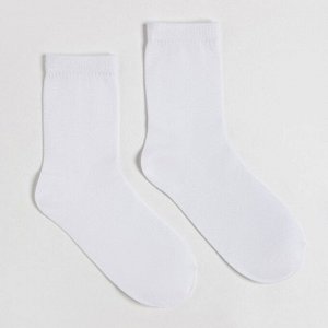Набор носков MINAKU, 5 пар, цвет белый, р-р 38-40 (25 см)
