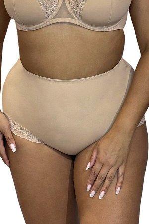 923/5-P ISLA SKIN Трусы высокие Цвет: Миндаль