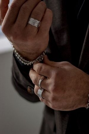 Серебряное глянцевое кольцо, 5 мм