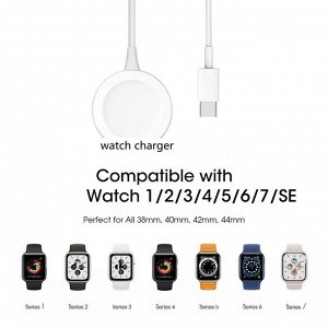 Кабель-зарядное устройство для Lightning Apple Watch Type C