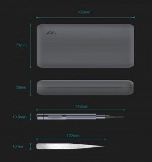 Набор отвёрток Xiaomi Jimi Home GNT30 Precision Dismantling Set, JM-GNT30