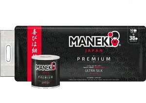 Бумага туалетная Maneki, 3 слоя, 30 метров, 10 рулонов/упаковка
