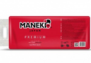 Бумага туалетная  БЕЗ АРОМАТА Maneki RED (красная) 3 слоя, 30м, гладкая, 10 рулонов/упаковка